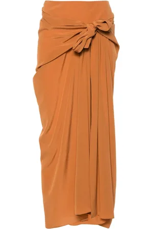 ERMANNO SCERVINO Rok met geplooid detail
