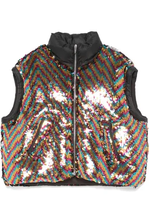 Khrisjoy Gilet verfraaid met pailletten