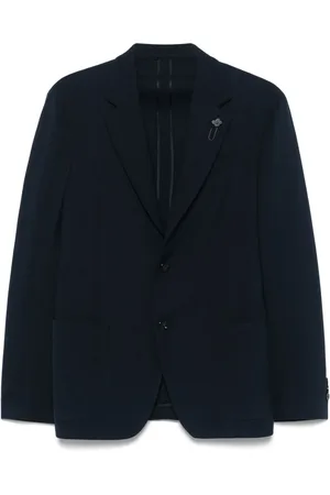 LARDINI Blazer met broche
