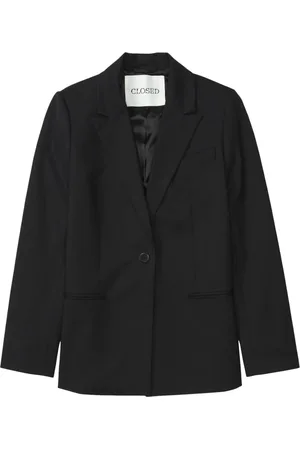 Closed Blazer met enkele rij knopen