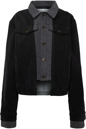 J.W.Anderson Gelaagd denim jack met logo