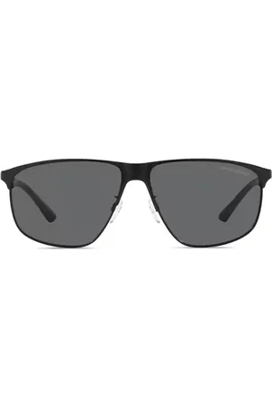 Emporio Armani Zonnebril met vierkant montuur