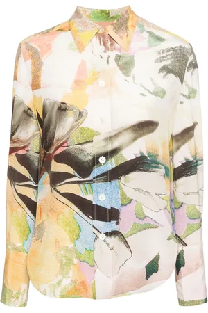 Paul Smith Zijden blouse met bloemenprint