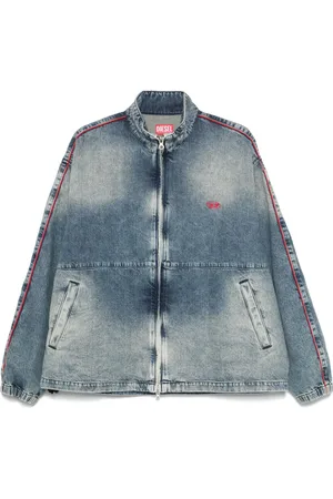 Diesel Denim jack met verwassen effect