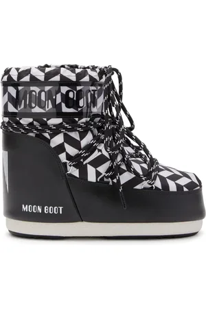 Moon Boot Icon laarzen met geometrisch patroon print