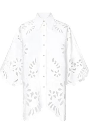 Dolce & Gabbana Katoenen shirt met uitgesneden details