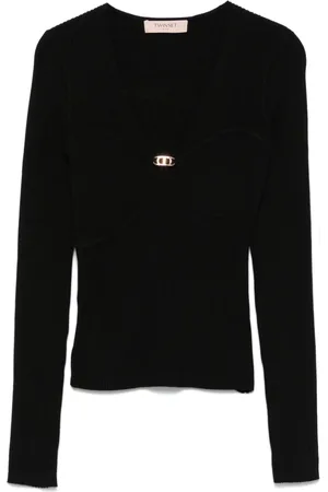 Twin-Set Top met Oval T