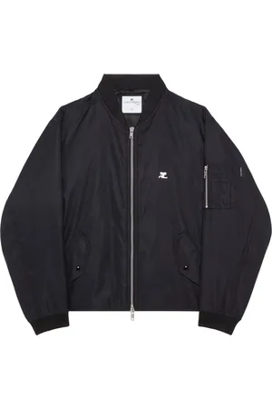 Courrèges Bomberjack met geborduurd logo