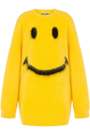 Moschino Intarsia jurk van scheerwol