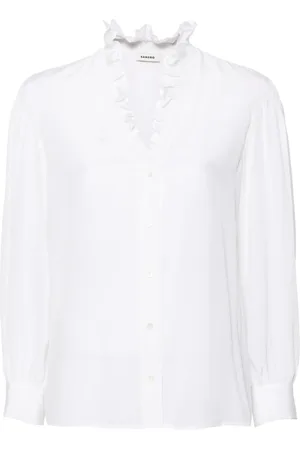 Sandro Blouse met ruches