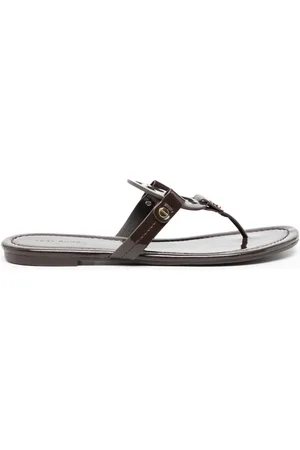 Tory Burch Miller sandalen met logoplakkaat