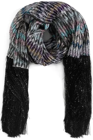 Missoni Sjaal met zigzagpatroon