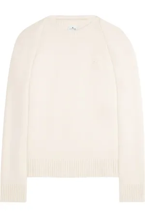 Courrèges Gelaagde trui met geborduurd logo