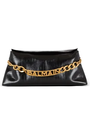 Balmain 1945 leren clutch