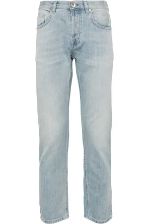 ELEVENTY Straight jeans met stonewashed