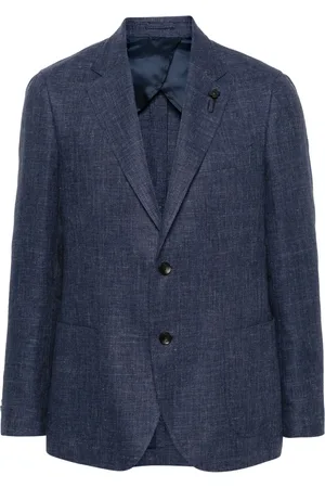 LARDINI Blazer met enkele rij knopen