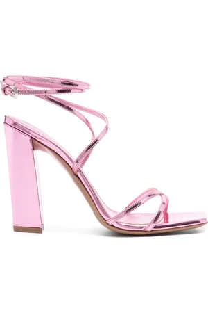 PARIS TEXAS Diana 105mm leren sandalen