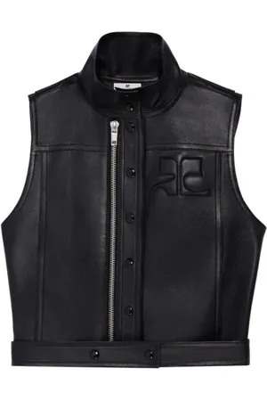 Courrèges Leren gilet