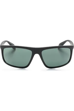 Emporio Armani Zonnebril met rechthoekig montuur
