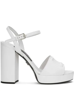 Dolce & Gabbana 85 mm Keira sandalen met plateauzool
