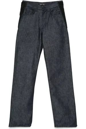 MUGLER Straight jeans met veters