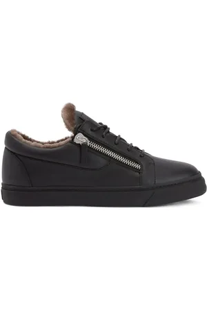 Giuseppe Zanotti Sneakers met lammy afwerking