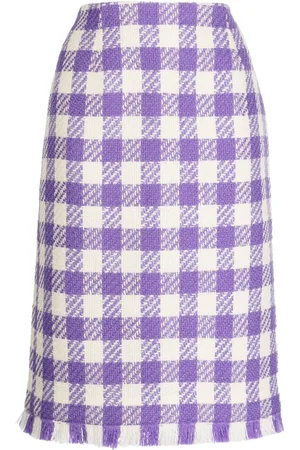 Oscar de la Renta Geruite midi