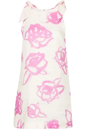 Msgm Jurk met rozenprint