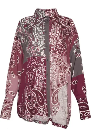 The Attico Blouse met bandanaprint