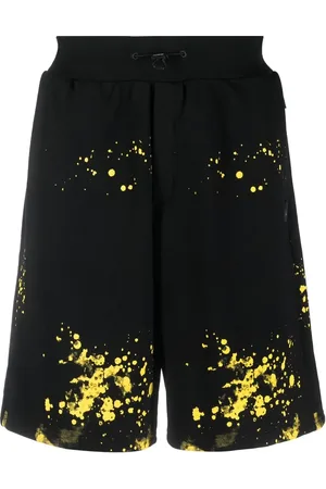 Philipp Plein Shorts met verfspatten