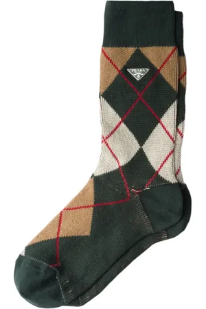 Prada Sokken met argyle ruit