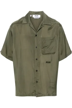 Msgm Overhemd met geborduurd logo