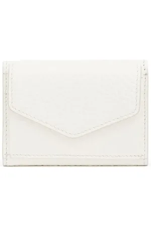 Maison Margiela Leren portemonnee met stiksels