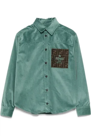 Fendi Ribfluwelen shirt