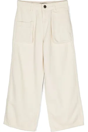 Emporio Armani Broek met wijde pijpen