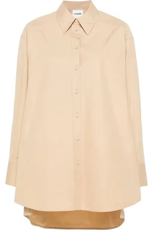 Jil Sander Overhemd met uitgesneden detail