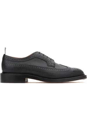 Thom Browne Classic Longwing Brogue with Leather Sole