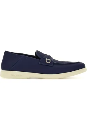 Salvatore Ferragamo Leren loafers met gancini