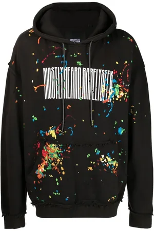 MOSTLY HEARD RARELY SEEN Hoodie met barcode print