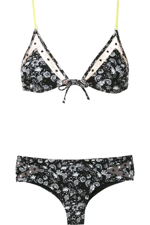 AMIR SLAMA Bikini met print