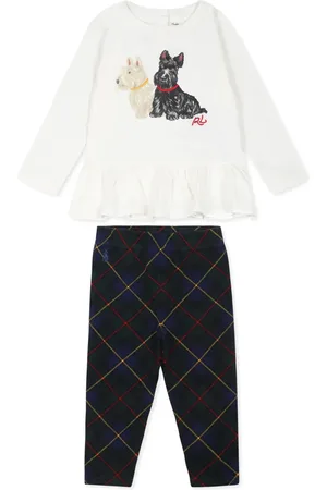 Ralph Lauren Jersey en legging met hondenprint