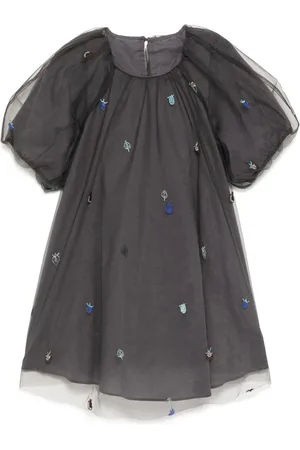 JNBY by JNBY Oversized jurk met borduurwerk