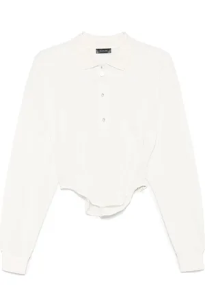 MUGLER Poloshirt met korset