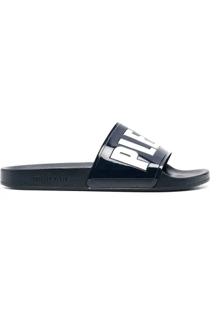 Philipp Plein Slippers met logoprint
