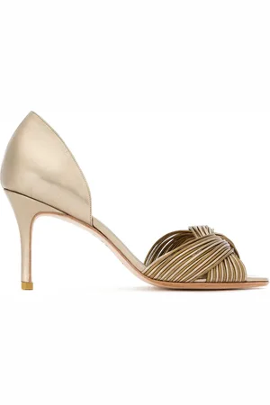 Sarah Chofakian Colagem pumps met open neus