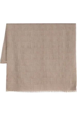 Fendi Sjaal met gerafelde afwerking