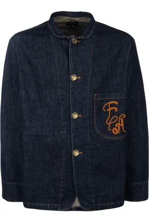 Emporio Armani Denim jack met geborduurd logo