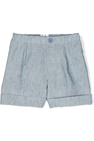Il gufo Linnen mid waist shorts