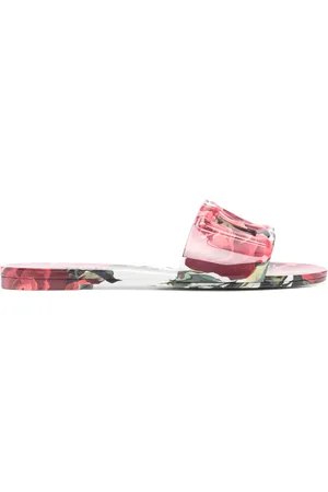 Dolce & Gabbana Slippers met bloemenprint