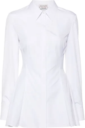 Alexander McQueen Overhemd met geplooid detail